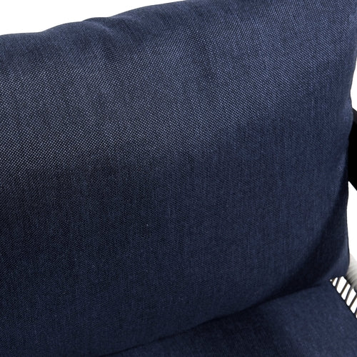 Multi-person Outdoor Iron Sofa Set with A table, Rattan Decoration,