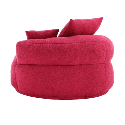 Chenille Sponge single sofa,No Assembly Required,Fluffy Modern Sleeper