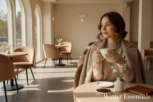 Women's Plush Winter Gloves - Assorted 2-Pack Warm Fur-Lined Gloves