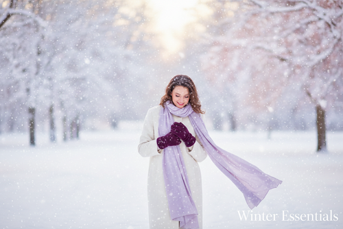 Women's Plush Winter Gloves - Assorted 2-Pack Warm Fur-Lined Gloves