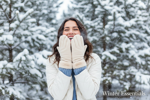 Women's Plush Winter Gloves - Assorted 2-Pack Warm Fur-Lined Gloves