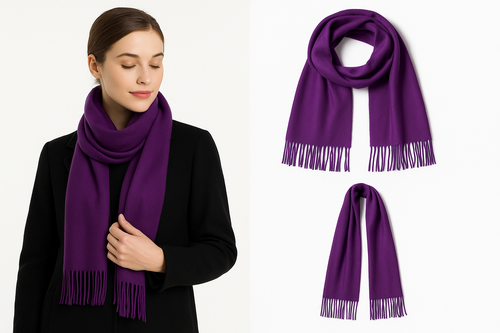 Green Apple Pashmina Winter Scarf 6 Ft Long